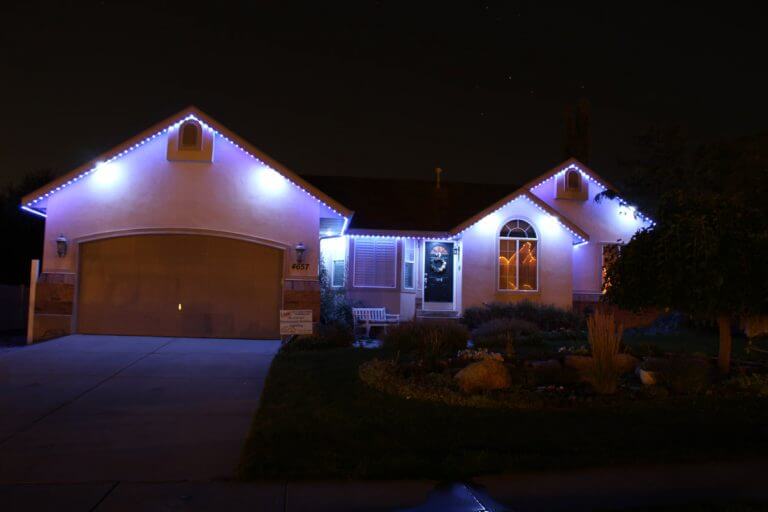 RGB Down Lighting - Trimlight Permanent Christmas Lights - For Homes ...